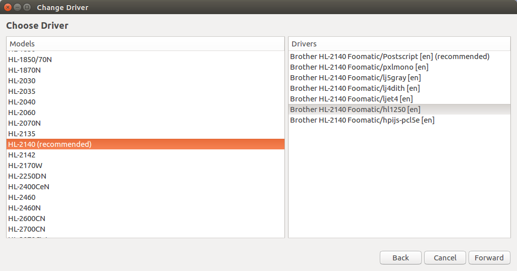 installing brother printer driver ubuntu